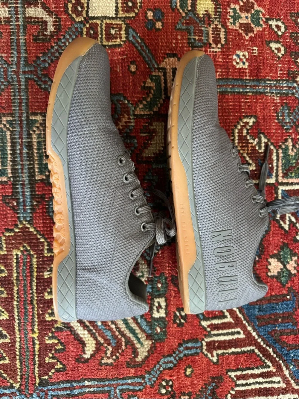 Men’s gray No Bull lifting shoes